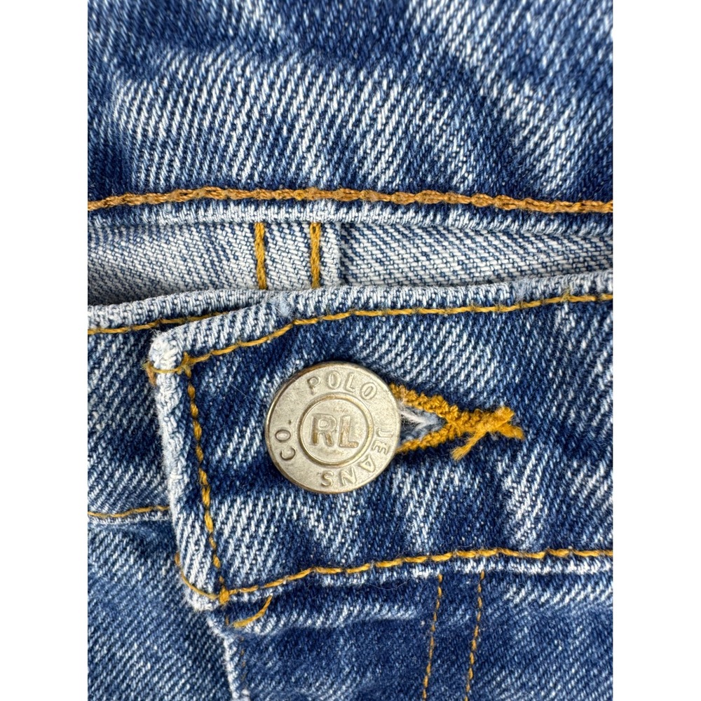 VTG Polo Jeans Co Ralph Lauren Mens 38x30 Classic Fit Blue Denim Jeans Medium - Picture 6 of 11